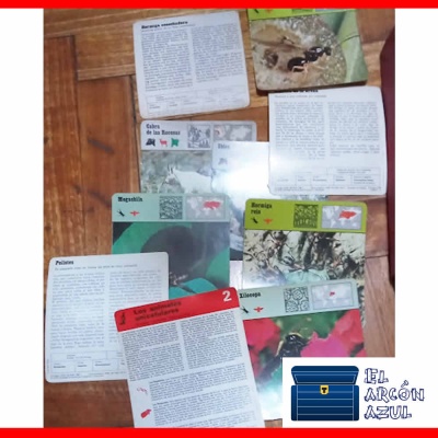 Colección Safari, fichas animales, enciclopedia usada