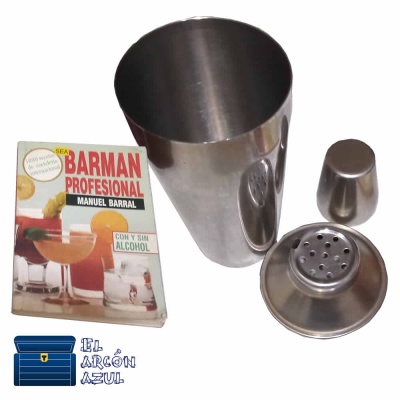 Coctelera de acero inoxidable 500 ml usada