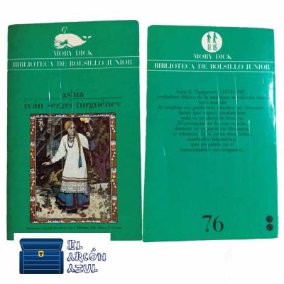 Libro Ashia. Autor: Iván Sergei Turguénev